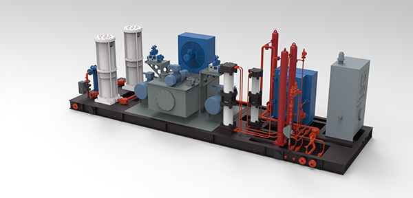 低效氣井用氣液混輸液壓壓縮機